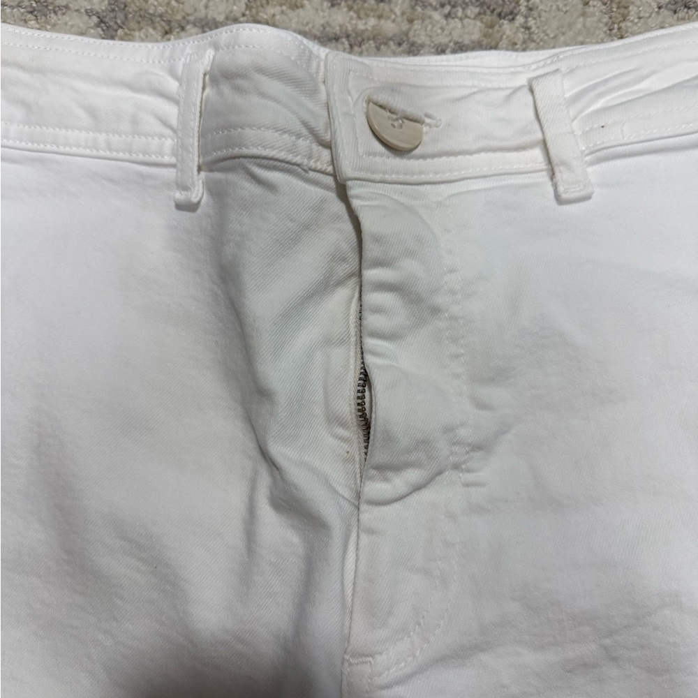 Zara White wide leg denim pants - Picture 2 of 3